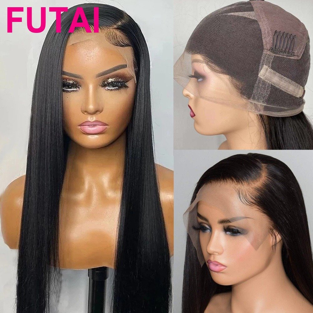 150 Density HD Full Lace Human Hair Wigs Women Wholesale Brazilian Virgin Hair Lace Front Wig for Black Transparent DHL VIP