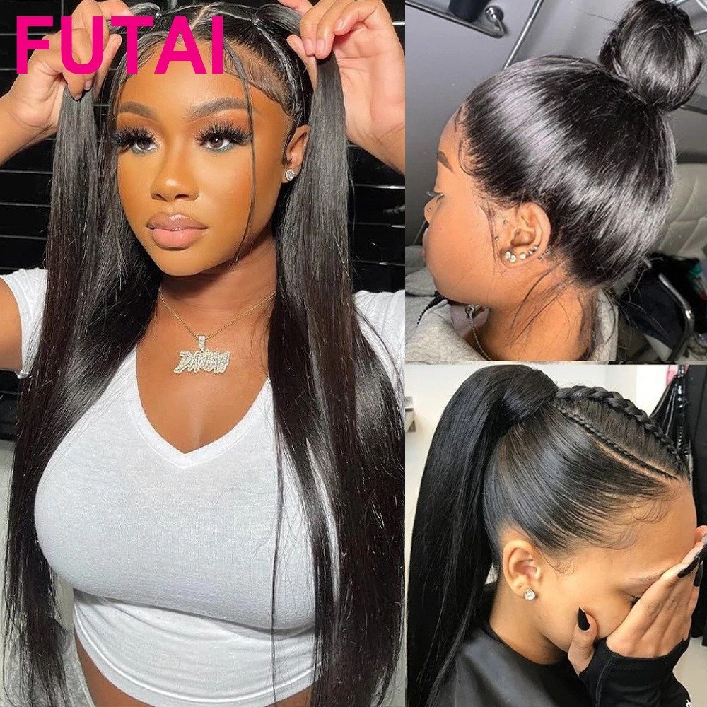 150 Density HD Full Lace Human Hair Wigs Women Wholesale Brazilian Virgin Hair Lace Front Wig for Black Transparent DHL VIP