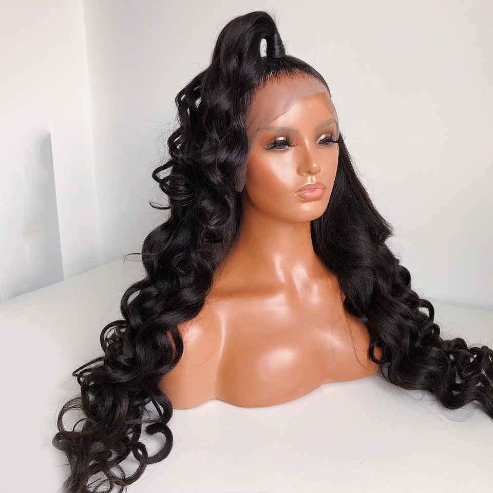 Wholesale Loose Wave Remy Brazilian Virgin Hair 13*4 13*6 HD Lace Front Wig Human Hair Wigs With Baby Hair For Black Women
