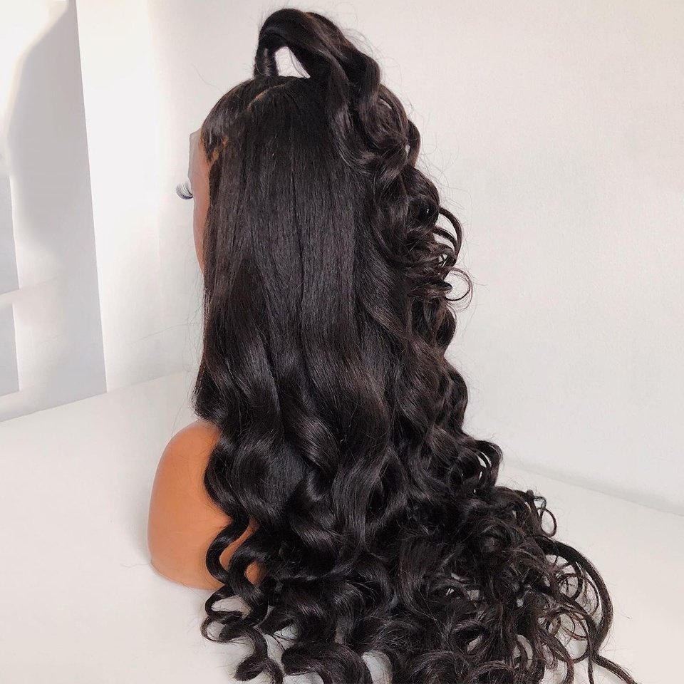 Wholesale Loose Wave Remy Brazilian Virgin Hair 13*4 13*6 HD Lace Front Wig Human Hair Wigs With Baby Hair For Black Women