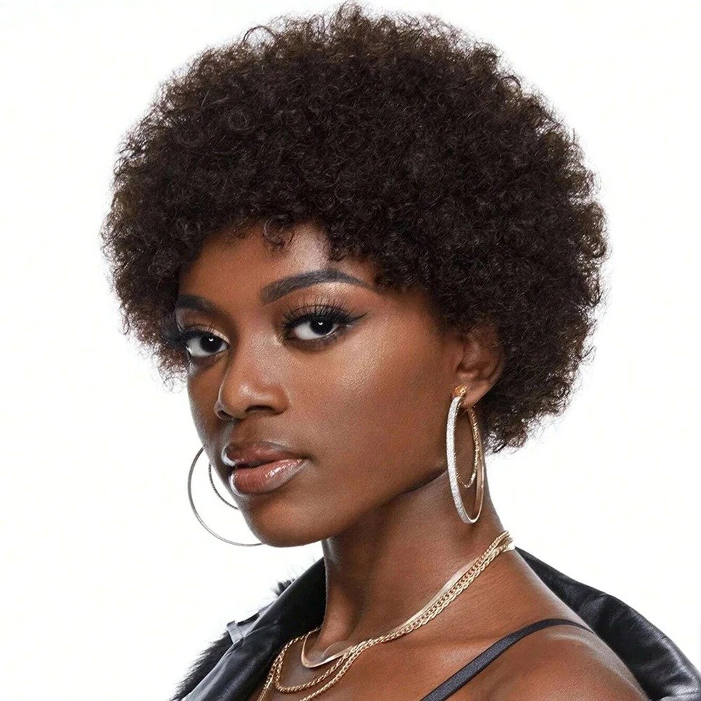 Straight Curly Pixie Cut Wig Human Hair Wigs 13x4 Transparent Lace Brazilian 100% Human Hair For Women