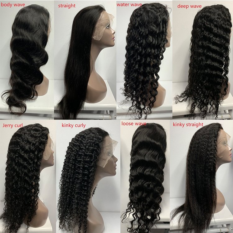 Wholesale 360 Lace Frontal Human Hair Wigs Brazilian 360 Lace Frontal Wig Raw Cheap 360 Wigs for Black Women