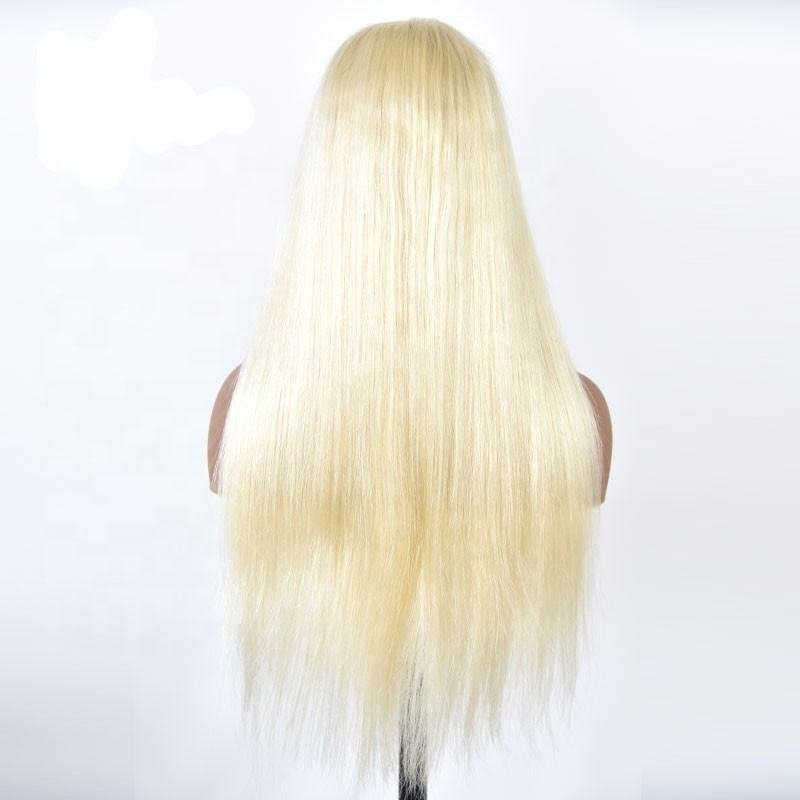 wig vendors human hair Wholesale Price 613 4by4 Lace Front Wigs In Blonde