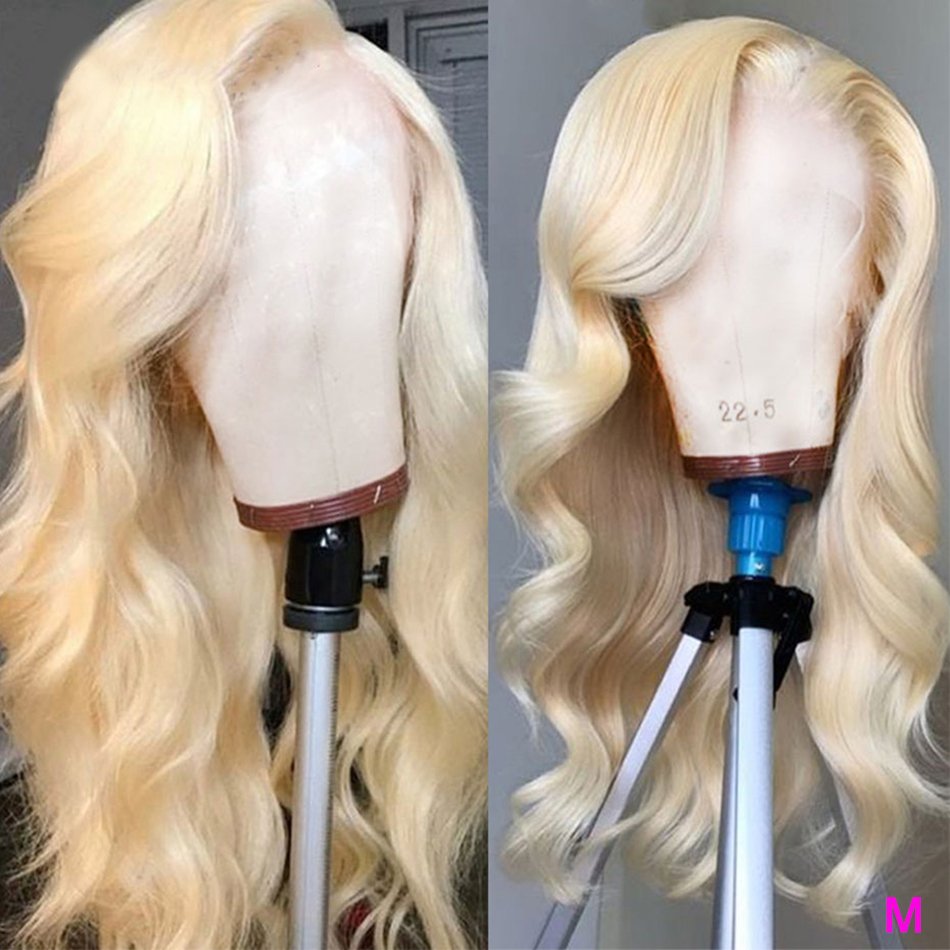360 Lace Human Hair Wig 100% Human Hair Blonde 613 Full Lace Wig with Baby Hair Full Lace Wig Vendor Brazilian Long Transparent