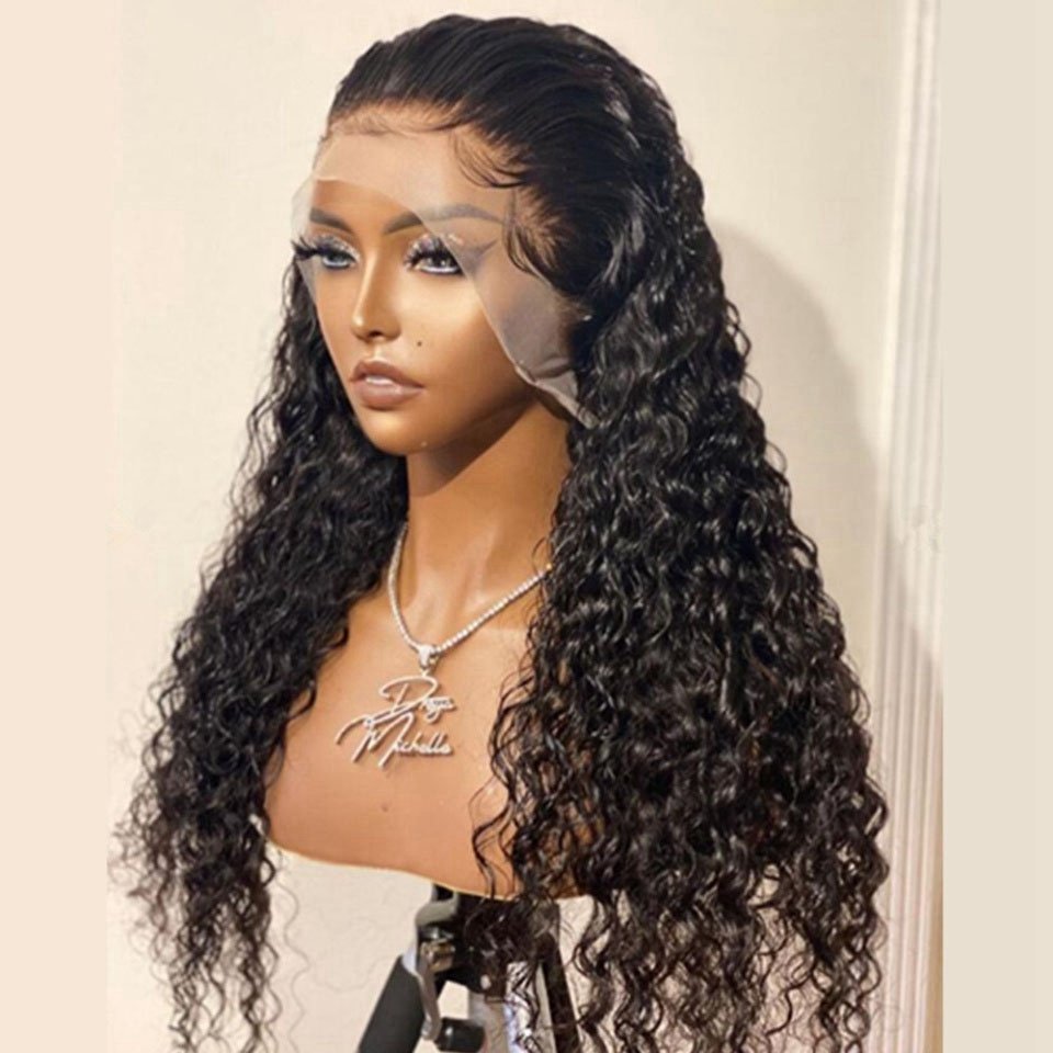 Cheap Brazilian Quality Full Lace Human Hair Wigs For Black Women Transparent Hd Lace Front Wig Pre Plucked 360 Lace Frontal Wig