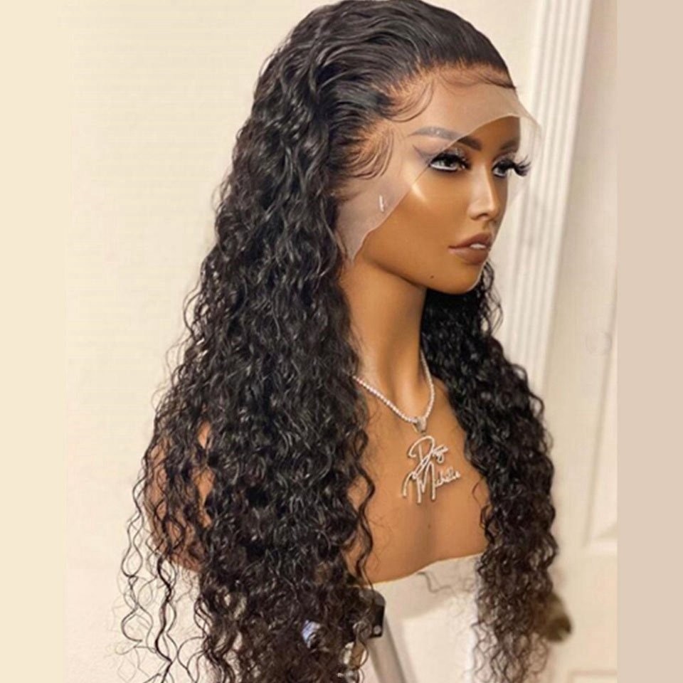 Cheap Brazilian Quality Full Lace Human Hair Wigs For Black Women Transparent Hd Lace Front Wig Pre Plucked 360 Lace Frontal Wig