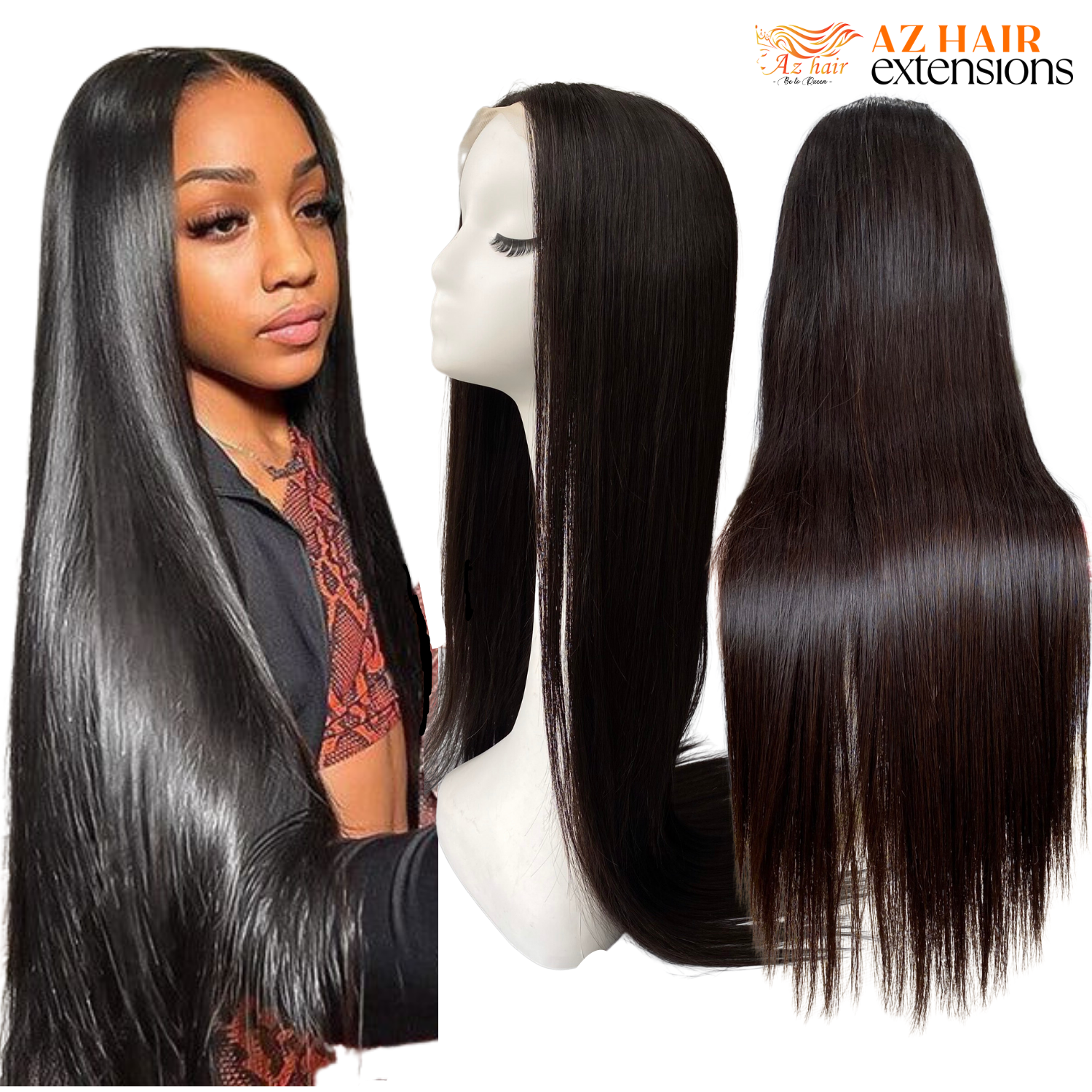 Swiss Lace Closure Wig Bone Straight Super Double Drawn Natural Color Vietnamese Raw Hair Best Factory Price