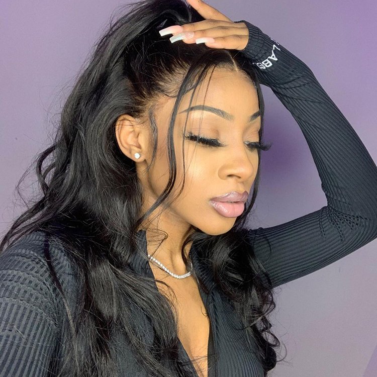 Easy Wear Easy Care Swiss Transparent 5X5 Lace Closure Human Hair Wig Body Wave Virgin Human Hair Wigs