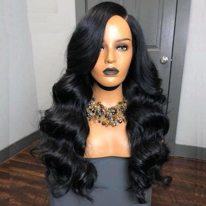 Easy Wear Easy Care Swiss Transparent 5X5 Lace Closure Human Hair Wig Body Wave Virgin Human Hair Wigs