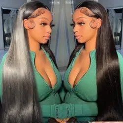 Best lace frontal wigs transparent lace wig 250 density and 13x4 13x6 straight hd lace front human hair wig