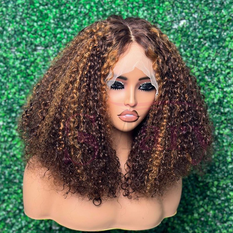 Cheap 12A SDD Raw Cuticle Aligned Hair Super Double Drawn Pixie Curly Wig for Black Women 250% Density Vietnamese Human Hair Wig