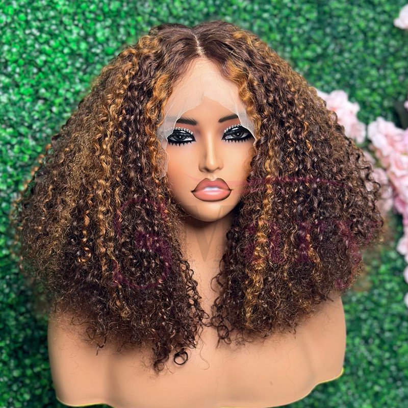 Cheap 12A SDD Raw Cuticle Aligned Hair Super Double Drawn Pixie Curly Wig for Black Women 250% Density Vietnamese Human Hair Wig