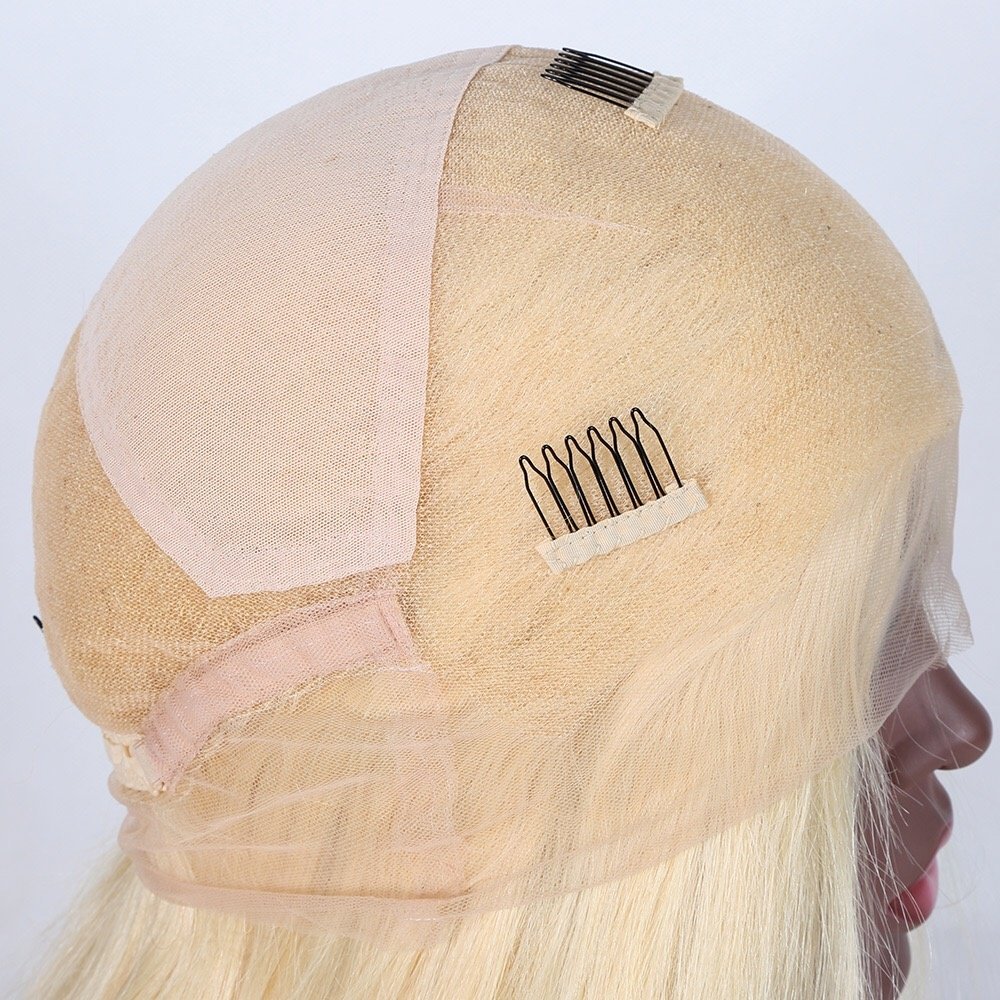 36 inch hd european full lace human hair wig, 100% human hair hd blonde 613 full lace wig with baby hair, full lace wig vendor