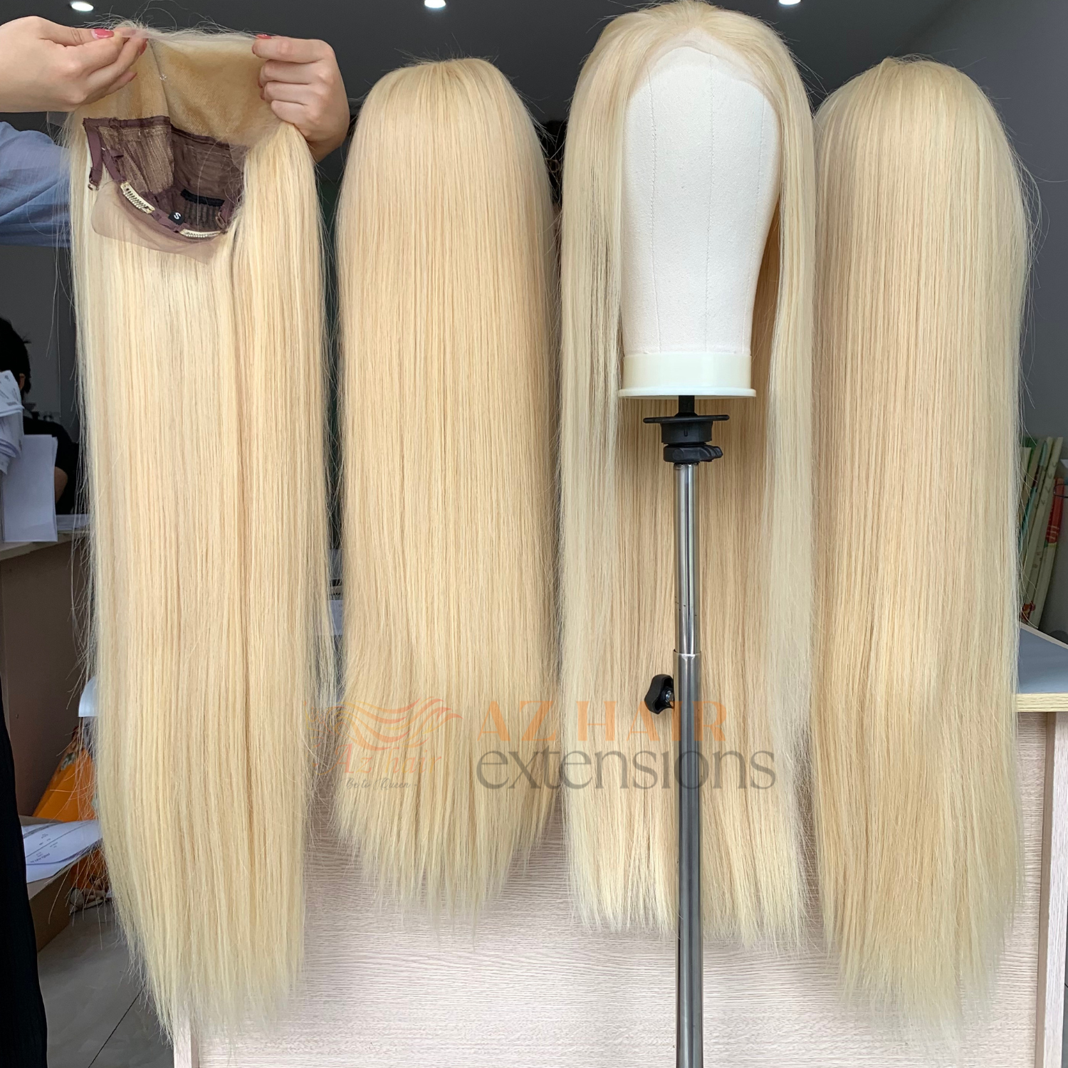 Wholesale Price Wigs 100% Vietnamese Human Hair Silky Straight Swiss Lace Frontal Best Quality