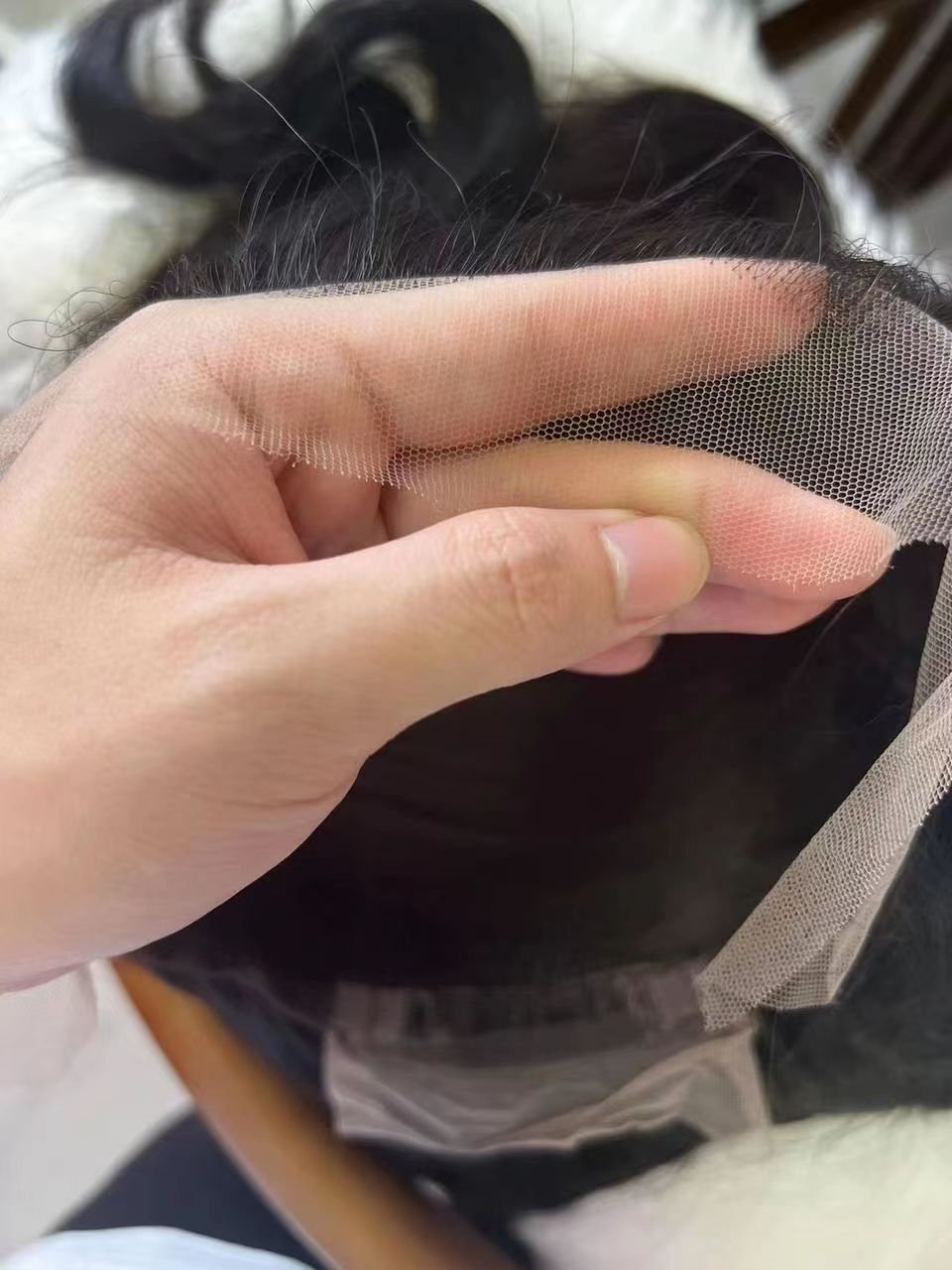 Amara human hair wigs natural color with straight wave13x4 transparent lace HD lace frontal wig 100%human hair in stock