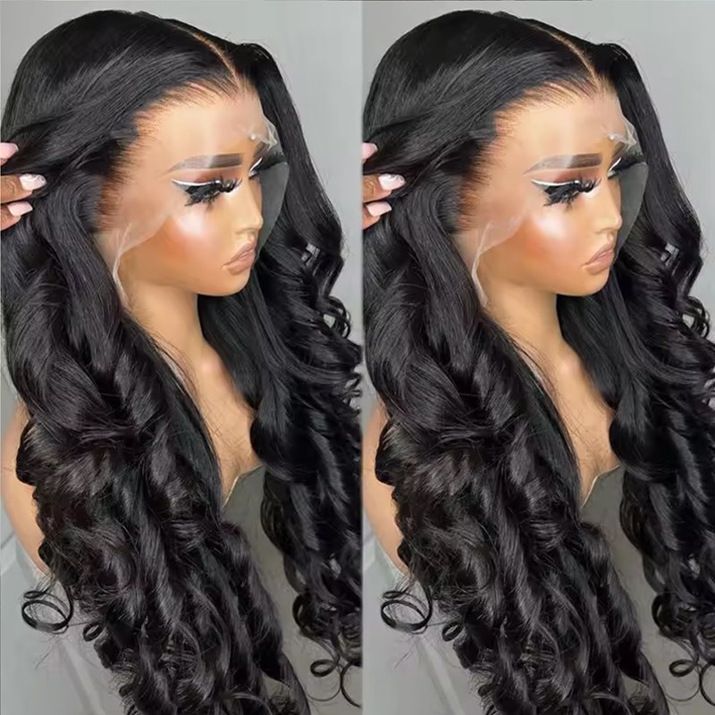 12A Double Drawn Bouncy Spring Curly Raw Hair Vietnamese 13X4 Lace HD Glueless Wig Virgin Brazilian Human Hair Wigs for Women