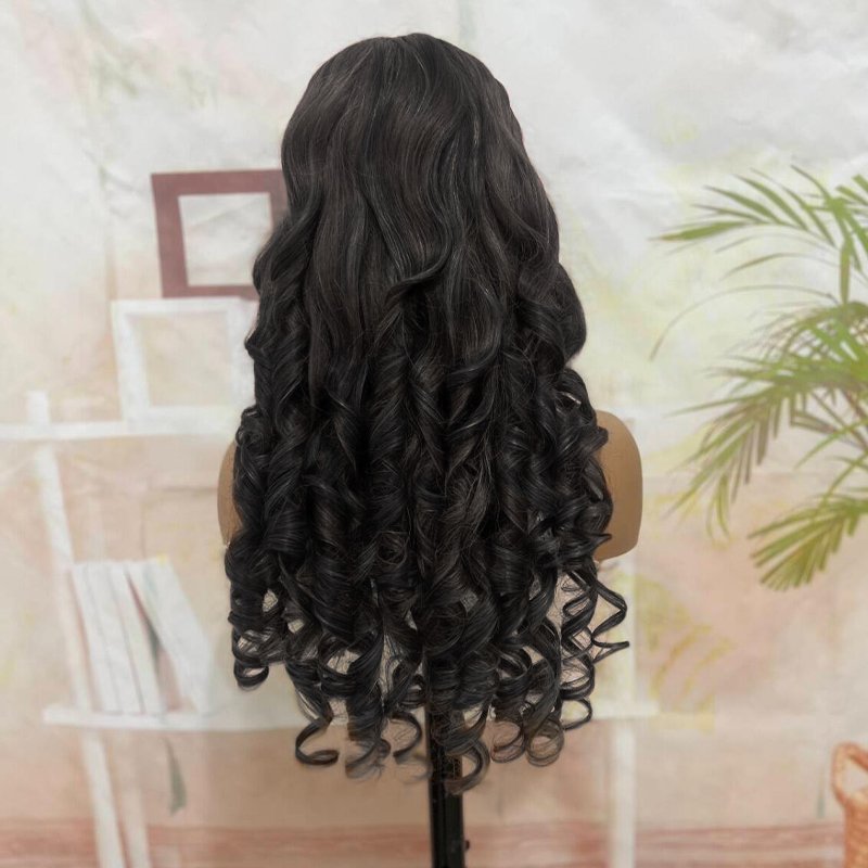 12A Double Drawn Bouncy Spring Curly Raw Hair Vietnamese 13X4 Lace HD Glueless Wig Virgin Brazilian Human Hair Wigs for Women