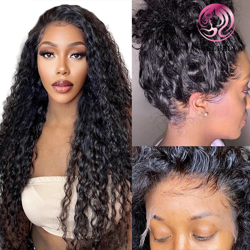 AngelBella 13x4 Wholesale Transparent Hd Full Lace Human Hair Wig Hd Lace Front Wig Raw Vietnamese Hair Frontal Wig