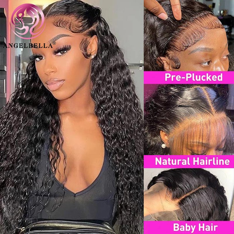 AngelBella 13x4 Wholesale Transparent Hd Full Lace Human Hair Wig Hd Lace Front Wig Raw Vietnamese Hair Frontal Wig