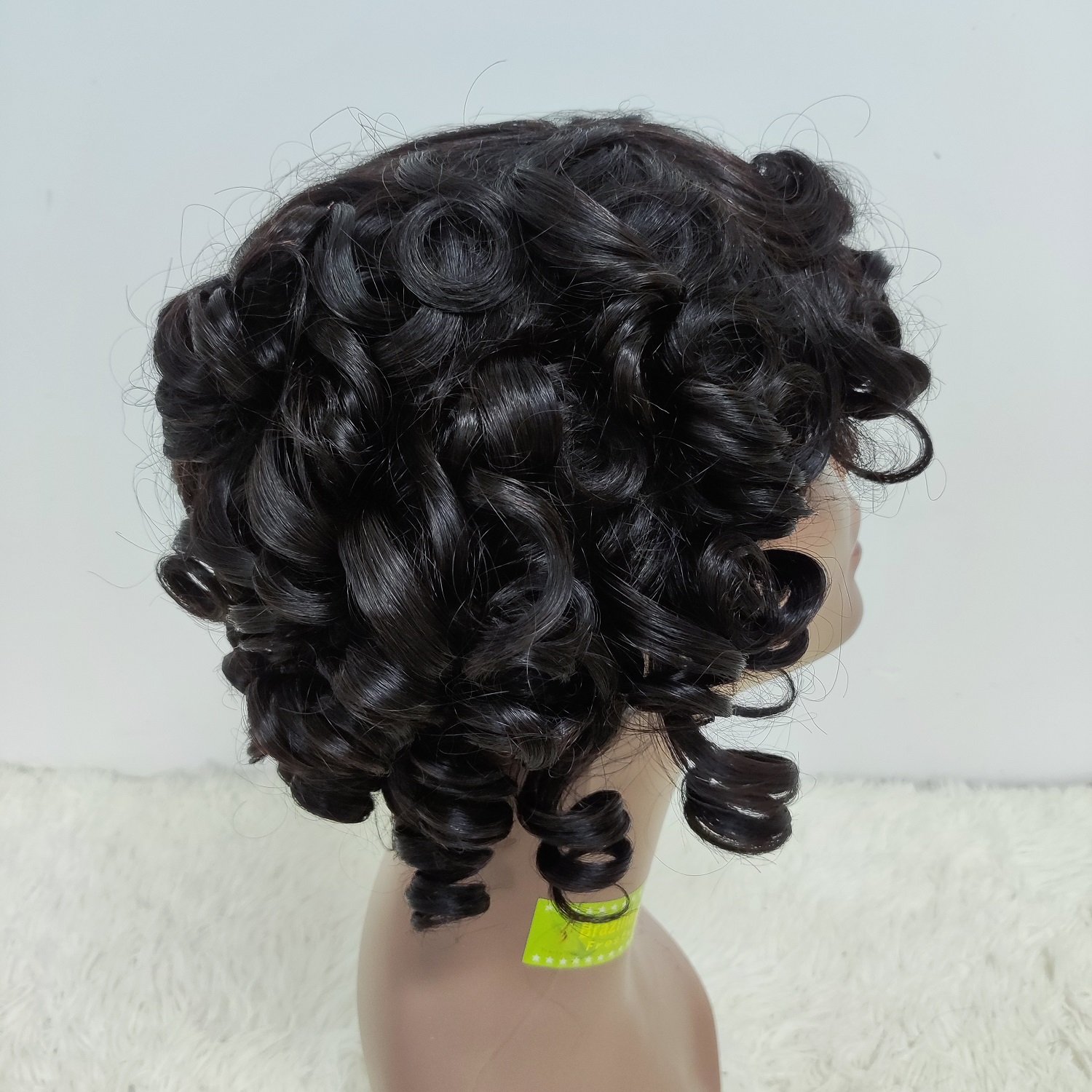Letsfly Hot Selling Machine Made Rose Curly Human Hair Wigs High Quality Non Lace Wigs Brazilian Wigs 3PCS/lot Fast Shipping