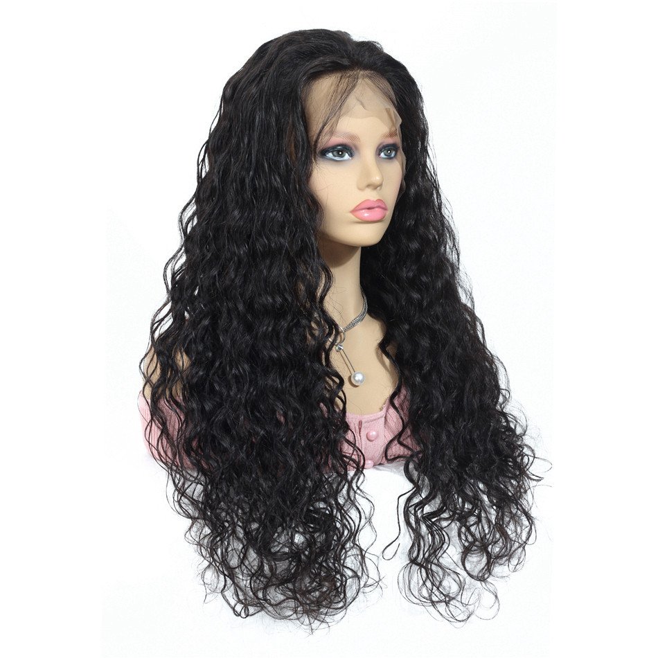 Cheap Kinky Curly 13X6 HD Lace Front Wig Raw Indian Human Hair Wigs For Black Women Water Wave 13X4 Hd Lace Frontal Wig Vendor