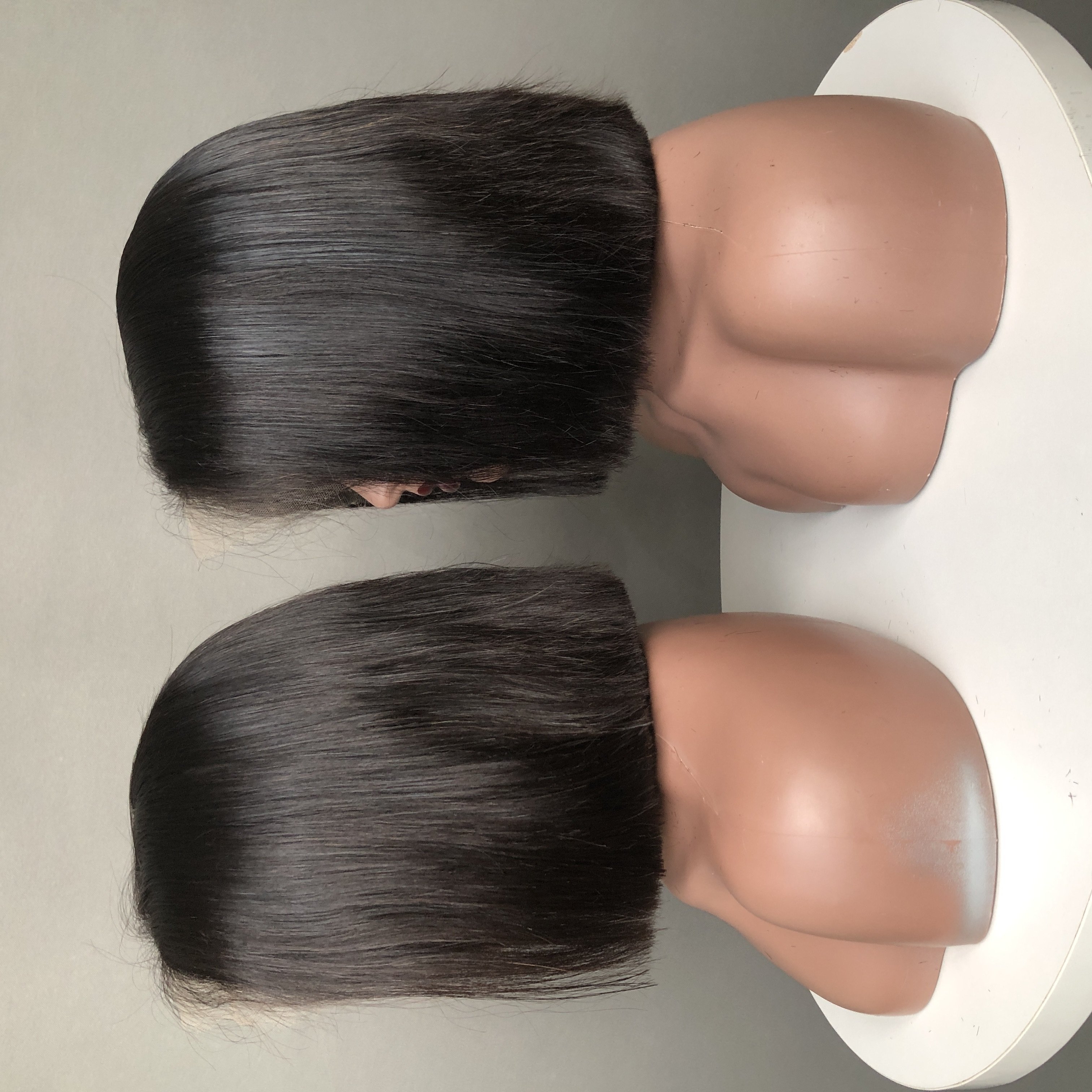 Wholesale Fast Shipping Full Tip Natural color Cuticle Aligned Hair Bob Wig Human Hair Wigs For Black Women Ready To Ship