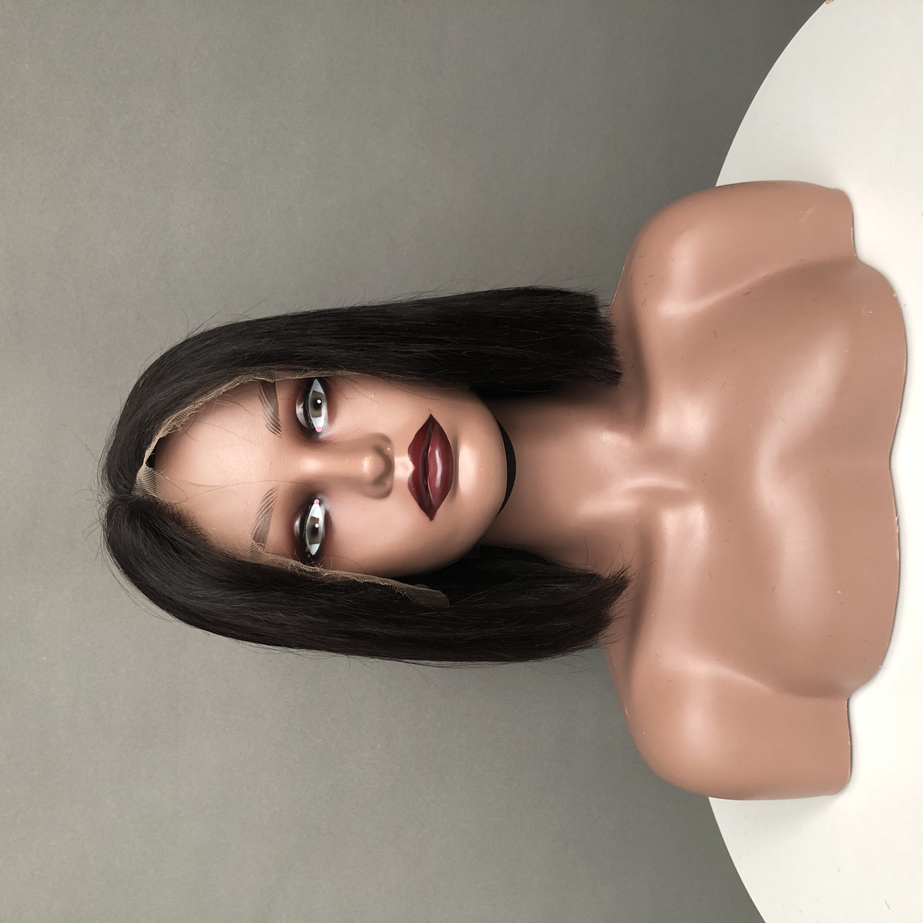 Wholesale Fast Shipping Full Tip Natural color Cuticle Aligned Hair Bob Wig Human Hair Wigs For Black Women Ready To Ship