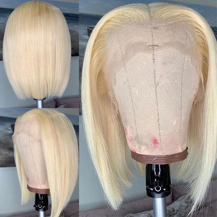 Stock For Black Friday 1B/613 Blonde Machine Made Human Hair Wigs 8-14 Inch Glueless Bob Short Wig Black Women