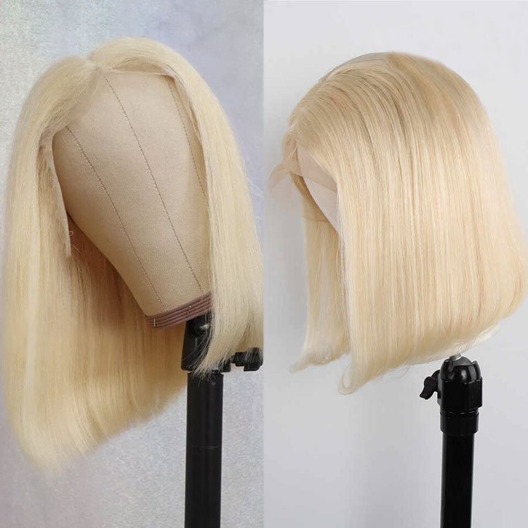 Stock For Black Friday 1B/613 Blonde Machine Made Human Hair Wigs 8-14 Inch Glueless Bob Short Wig Black Women