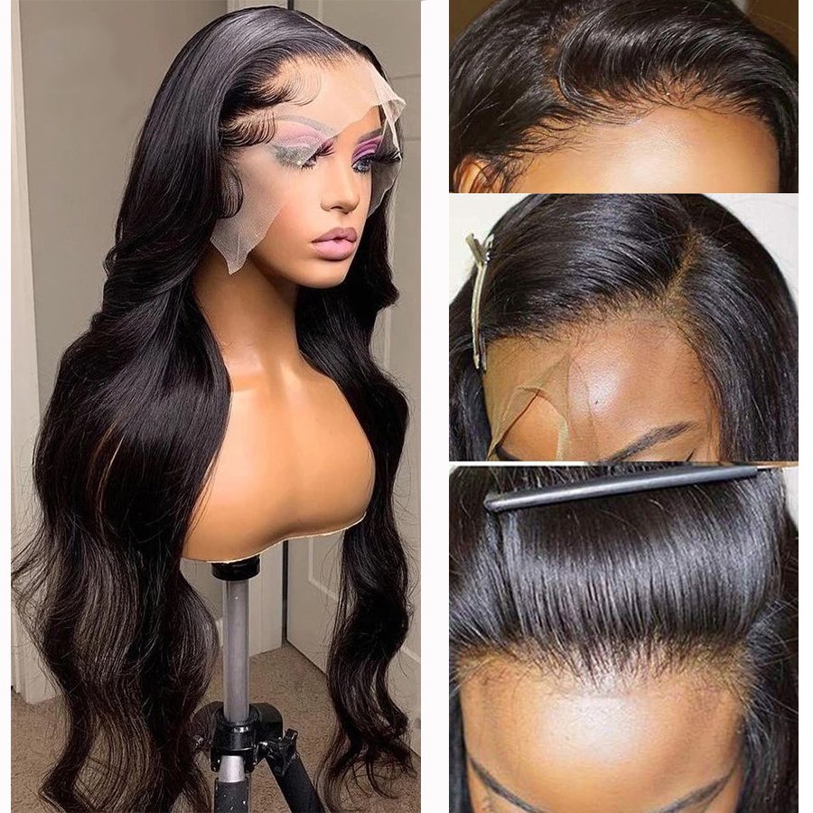 Wholesale Quality Transparent Hd Lace Front Wig 360 Full Lace Human Hair Wigs For Black Women Body Wave Lace Frontal Wig Vendors