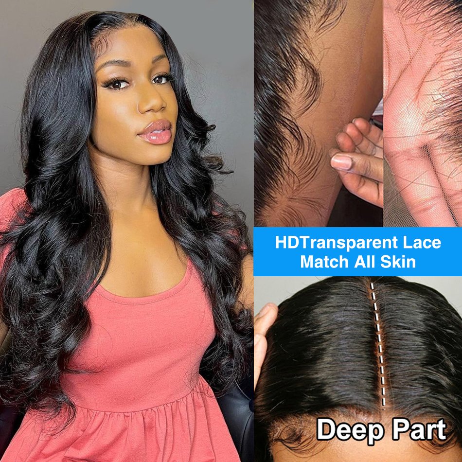 Wholesale Quality Transparent Hd Lace Front Wig 360 Full Lace Human Hair Wigs For Black Women Body Wave Lace Frontal Wig Vendors