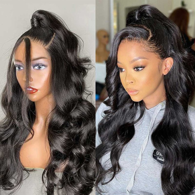 ZSF Human Hair Wigs Wholesale Price 360 Lace Frontal Wig Body Wave For Black Woman 100% Brazilian Unprocessed Virgin Hair Wig