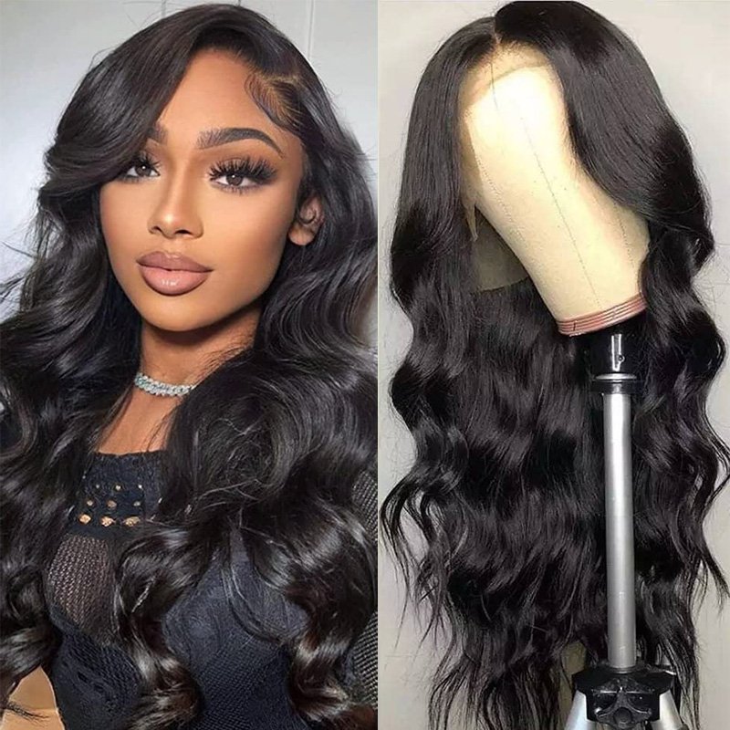 ZSF Human Hair Wigs Wholesale Price 360 Lace Frontal Wig Body Wave For Black Woman 100% Brazilian Unprocessed Virgin Hair Wig