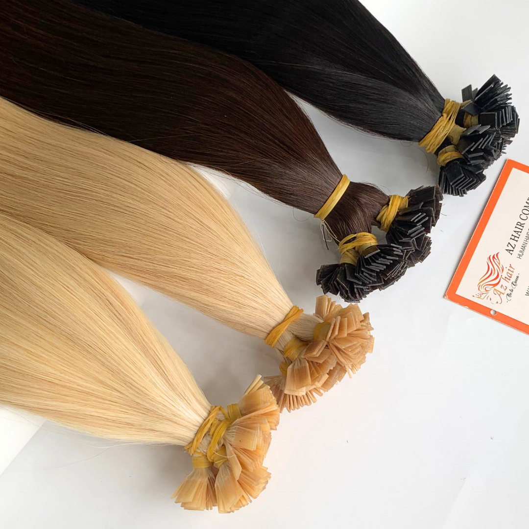 Best Quality Super Double Drawn K Tip Hair Keratin Flat Tip Hair Extensions Vietnamese Raw Human Hair Extensions Wholesale Price