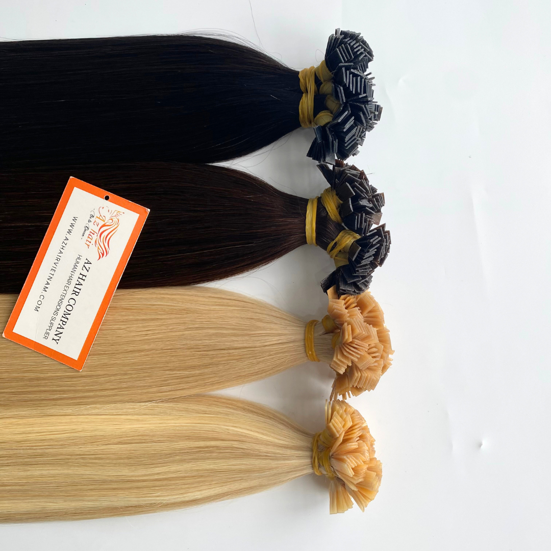 Best Quality Super Double Drawn K Tip Hair Keratin Flat Tip Hair Extensions Vietnamese Raw Human Hair Extensions Wholesale Price