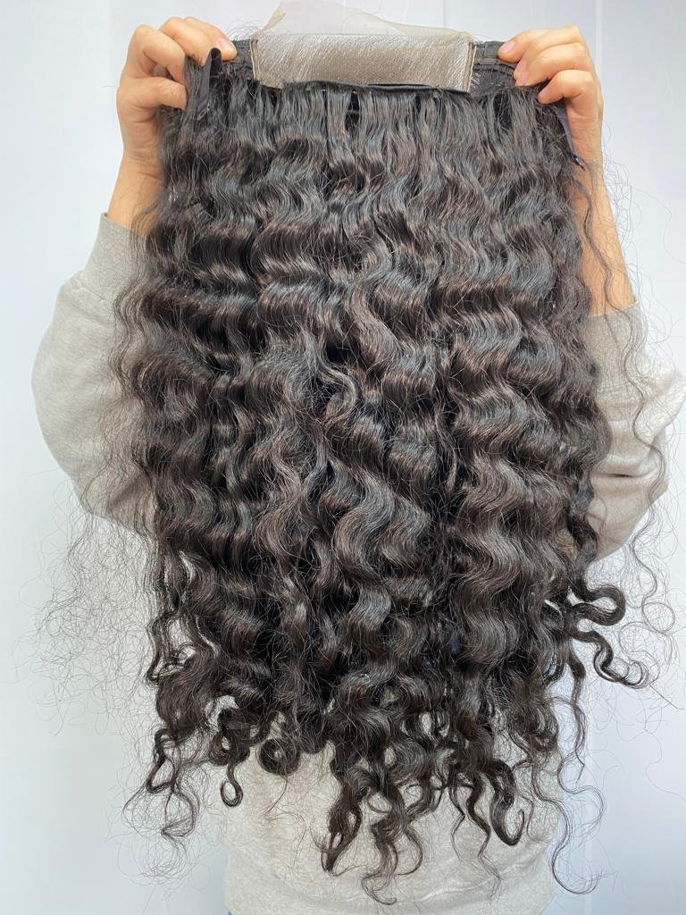 Raw Burmese Curly Wig Lace Closure HD Human Hair Wigs 360 Full Lace Curly Wigs Human Hair One Donor Burmese Hair