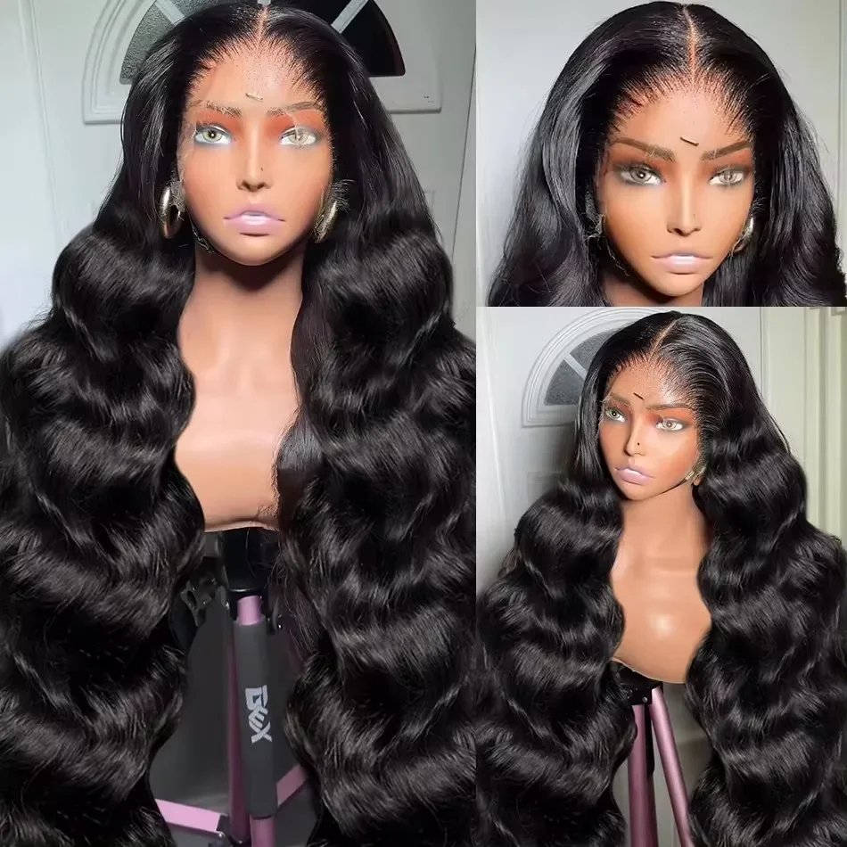 180 Density HD Transparent 13x4 13x6 Body Wave Lace Front Wig Pre Plucked 360 Lace Frontal Wig 5x5 Human Hair Wigs For Women