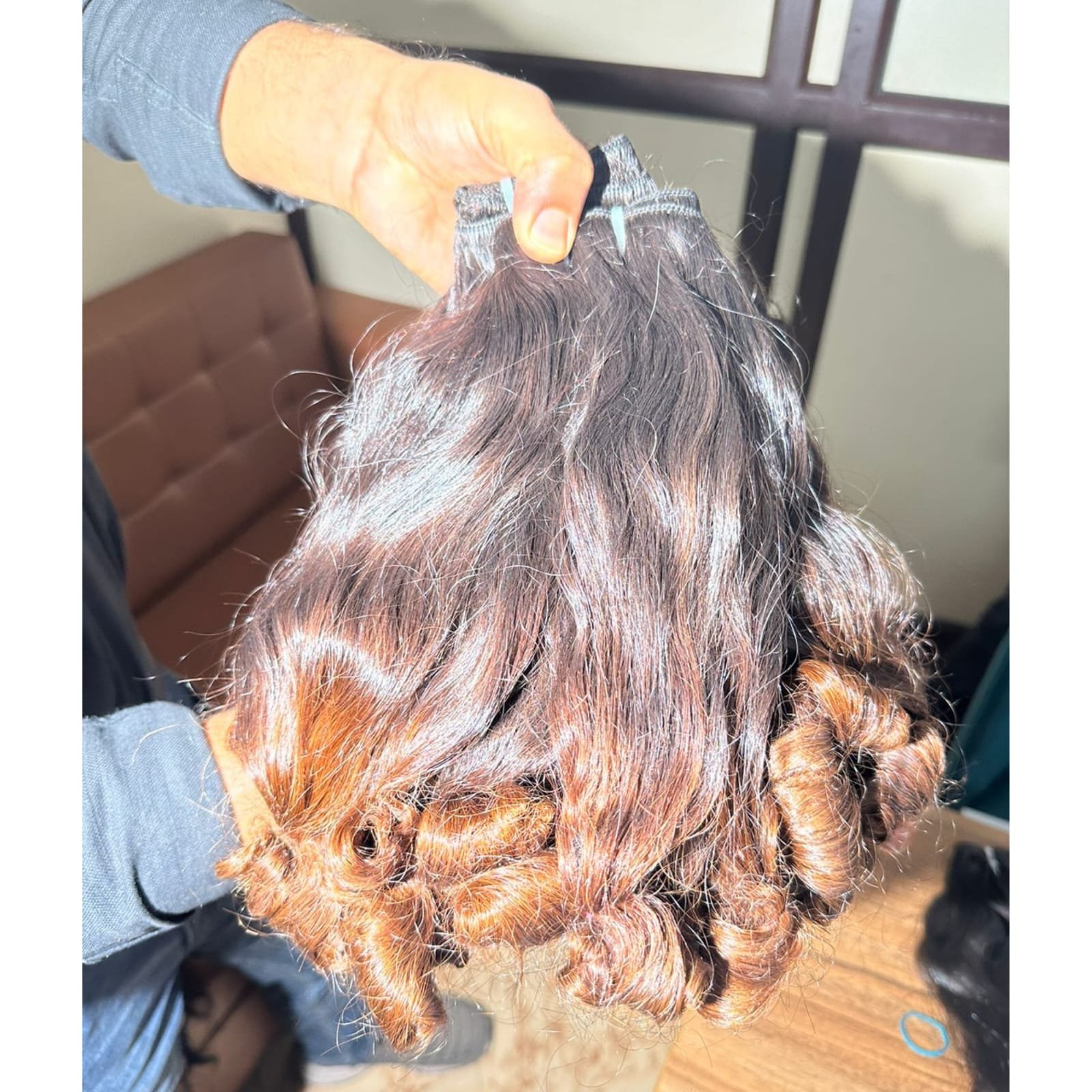 100% RAW INDIAN BABY AND BOUNCY HUMAN HAIR NATURAL ONE DONOR CUTICLES ALIGNED FROM WHOLESALER