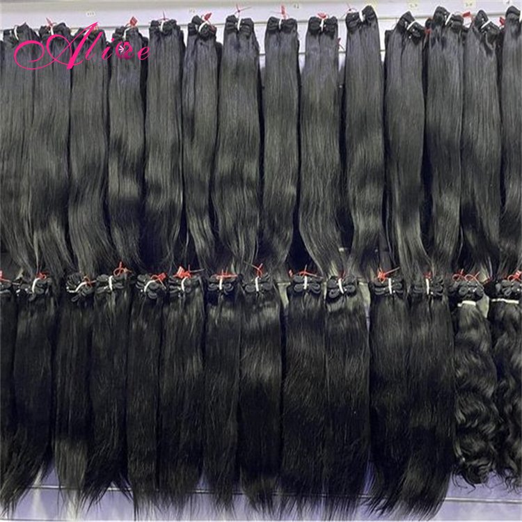 Vietnamese Hair Supplier Unprocessed Raw Virgin Hair Vendors,100 Human Hair Bundle Brazilian Hair from Vietnam, 40 50 Inch 15A