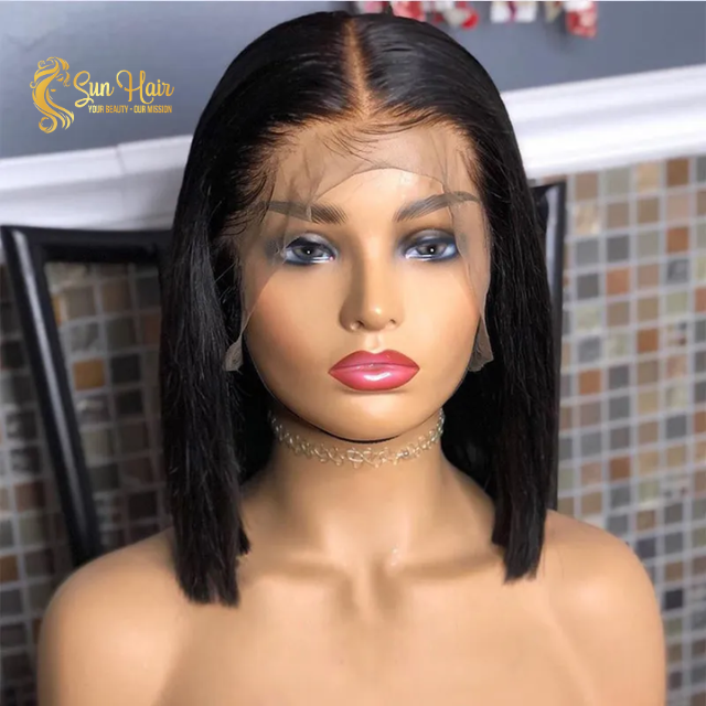 High Quality Bone Straight HD Lace Front Wigs Cuticle Aligned Glueless 100% Vietnamese Human Hair Extensions From Sun Hair
