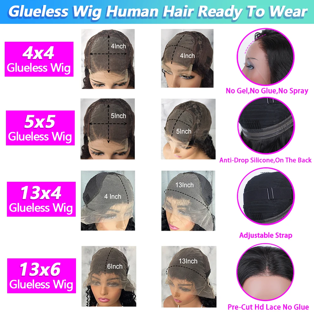 Transparent 4X4 Lace Closure Wigs for Women Highlight #4/27 Short Bob Wigs Middle Part Straight Human Hair Wigs 10-16" 180%
