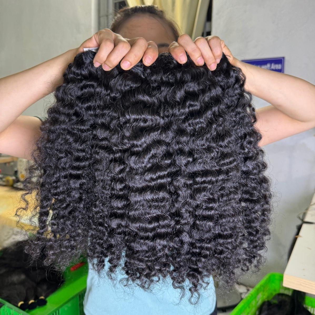 Wholesale High Quality Burmese Curly Hair Extensions, Single Donor Burmese Curly Hair Extensions From Vietnam Best Supplier