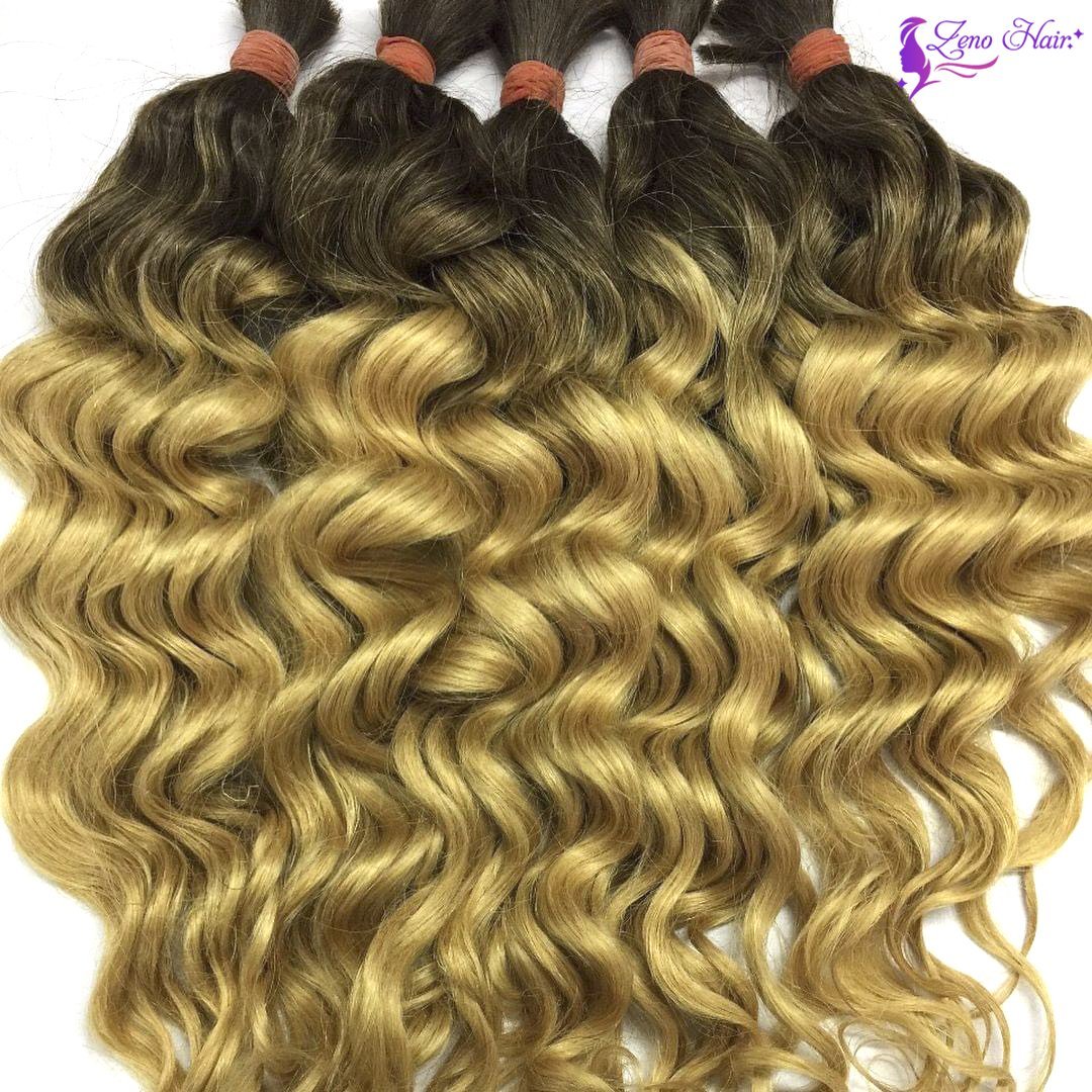 Wholesale Colored & Blond Bulk Hair, Virgin Hair Best Quality No Tangled and Short Hair Contact us for Best Price