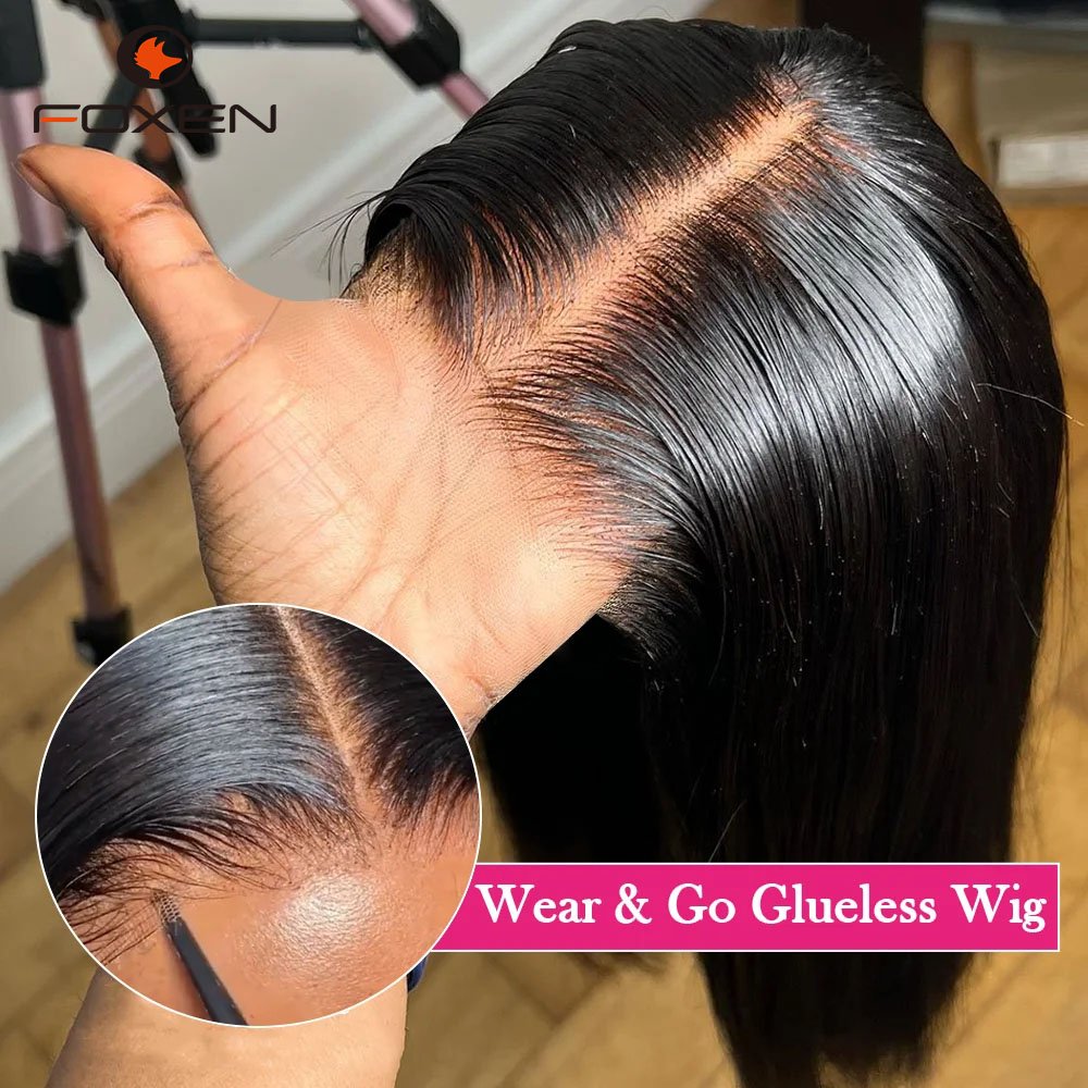 Vietnamese Raw Hair Double Drawn Bone Straight Wig Glueless13x4 Lace Short Bob Human Hair Closure Wig for Black Women