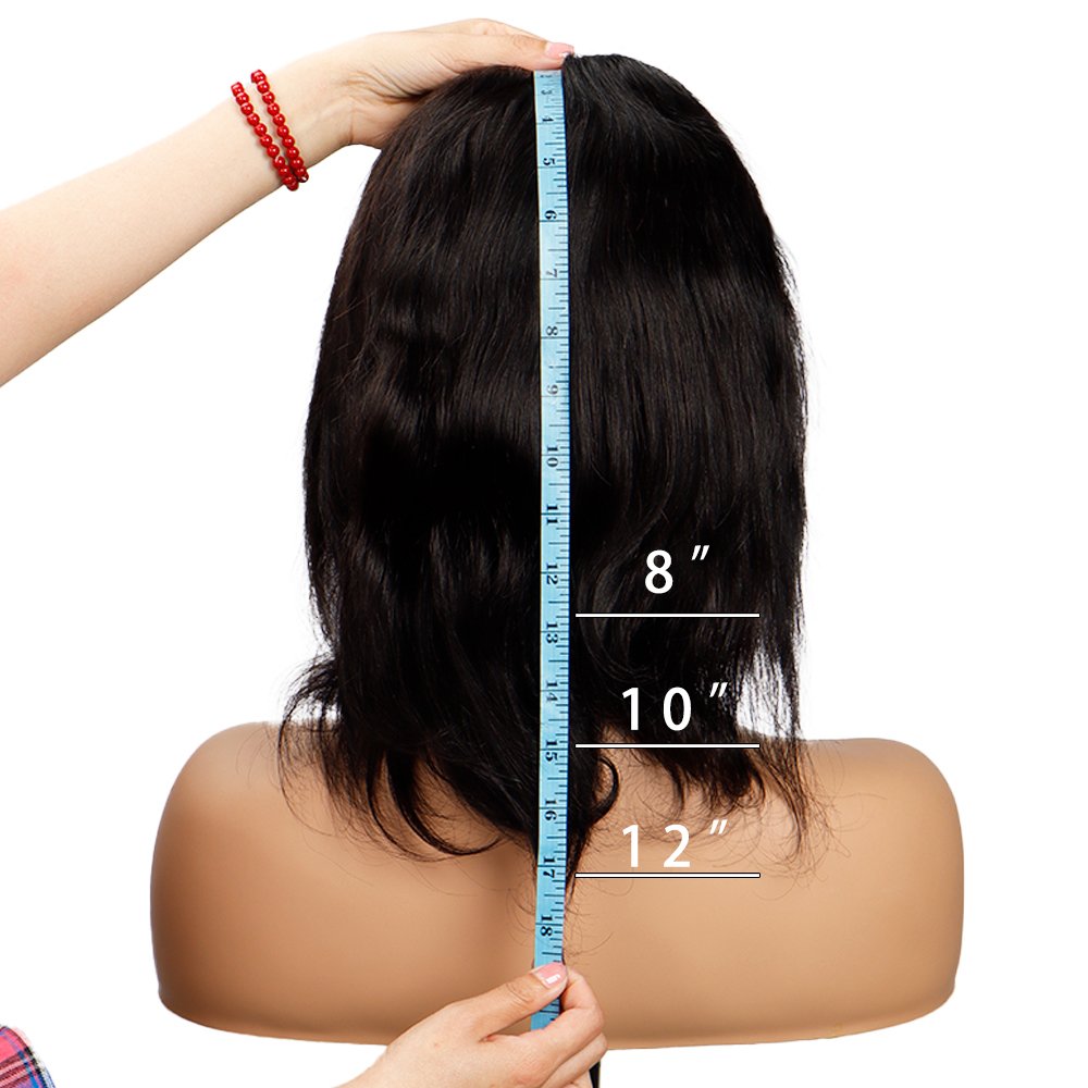 Vietnamese Raw Hair Double Drawn Bone Straight Wig Glueless13x4 Lace Short Bob Human Hair Closure Wig for Black Women