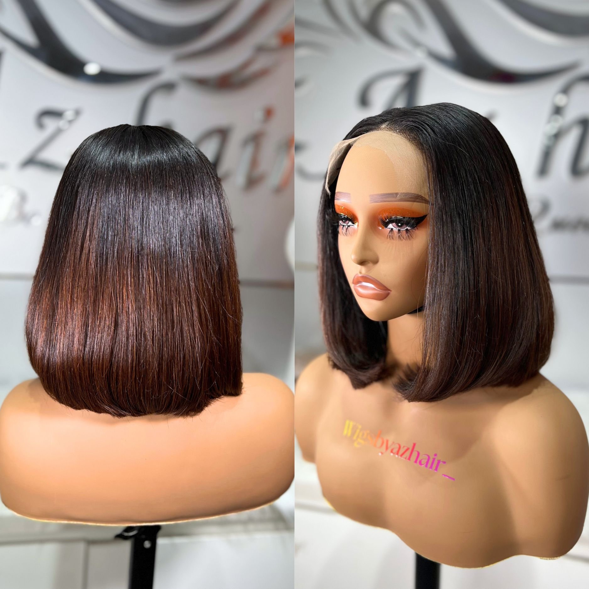 Top Quality 12A Grade Super Double Drawn Human Hair Wig 4x4 Lace Closure, Bob Wig With 100% Raw Vietnamese Hair Extensions