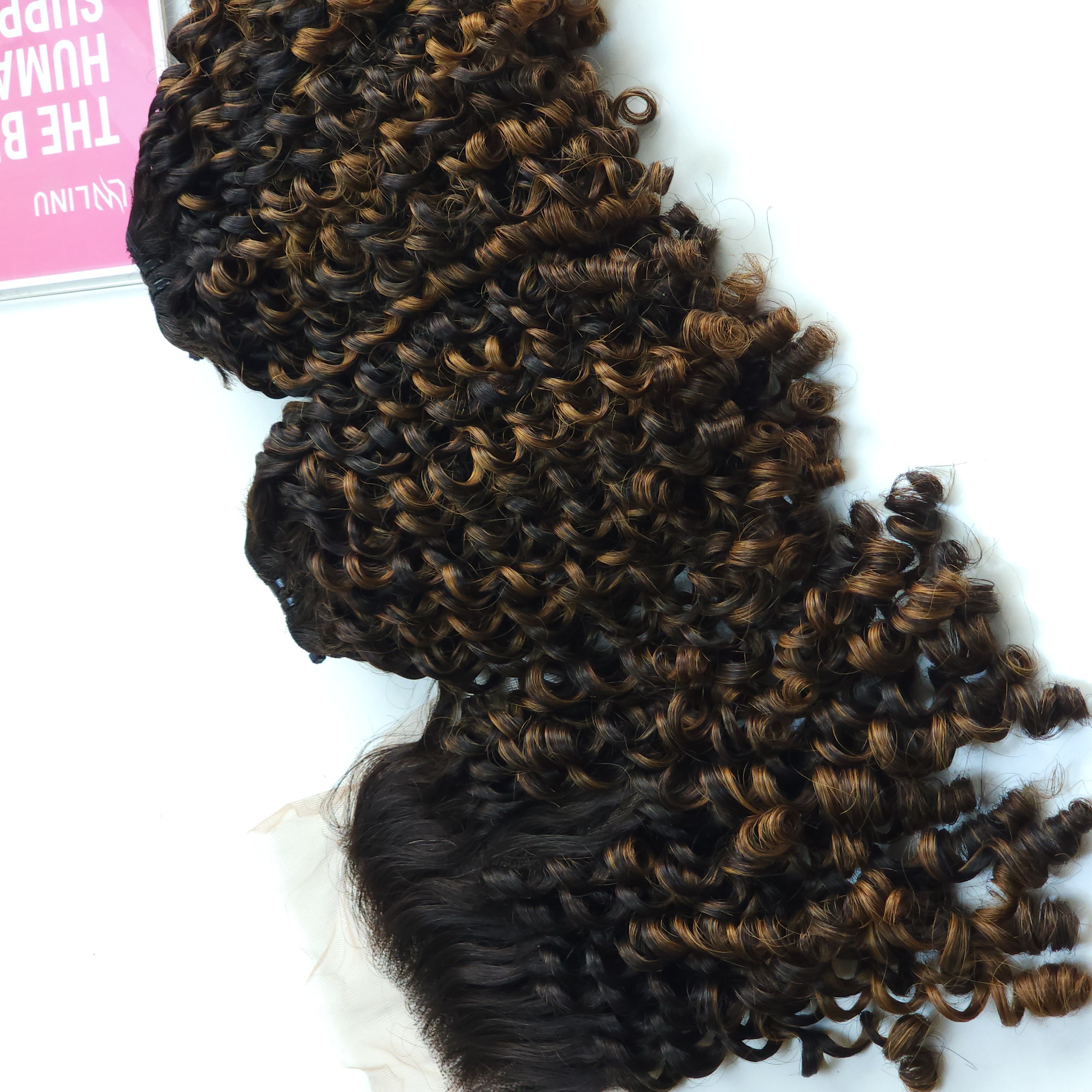 Pixie curly human hair wigs for black women free sample hair bundle vietnamese raw hair extensions color