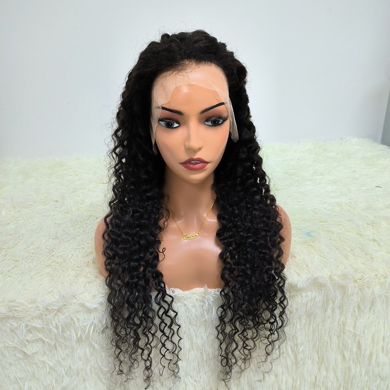 Letsfly Straight Human Hair Wigs Brazilian Soft 13x4 Lace Frontal Wigs 9A Customize kinky curly Lace Wigs