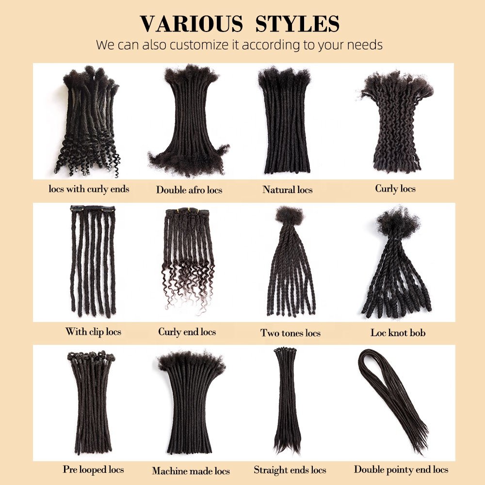 BLT vendors price bleached Tip human hair loc extensions full handmade natural hair dreadlocks extensions human hair