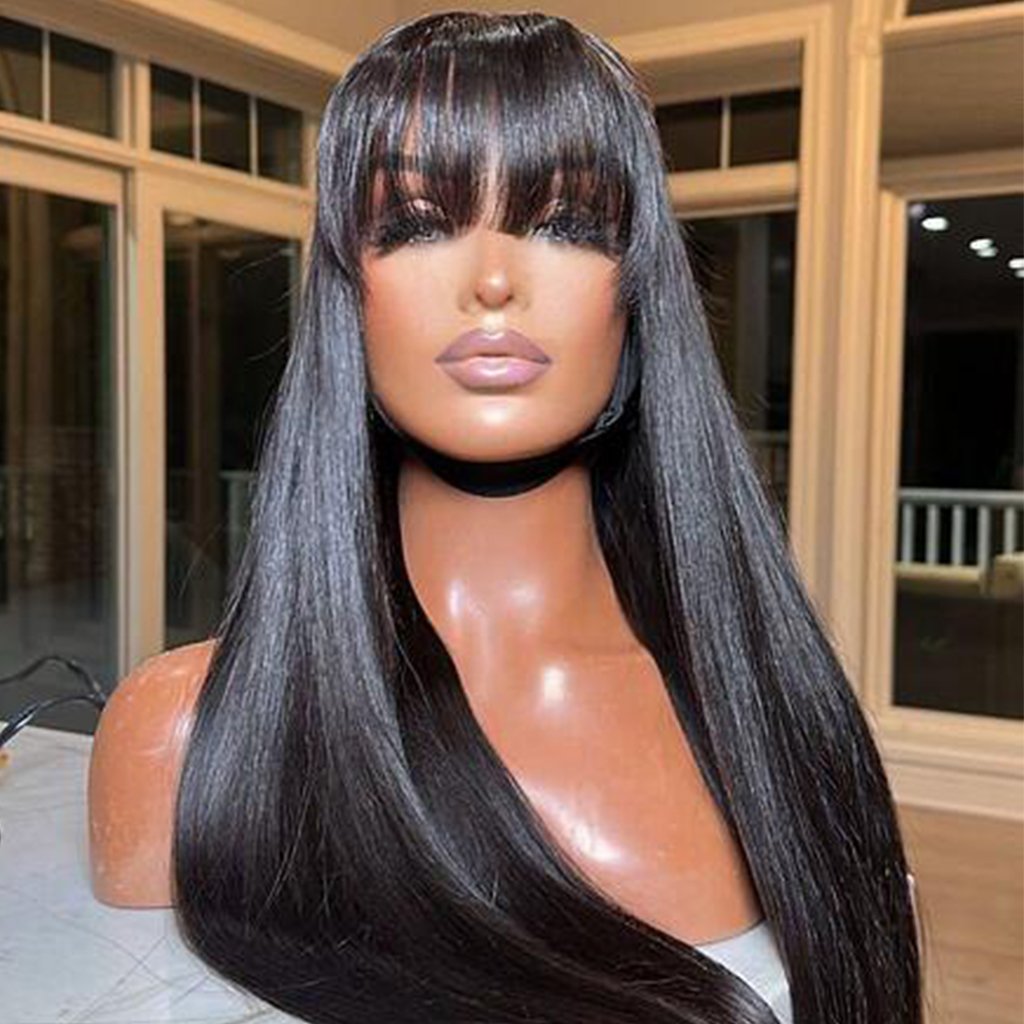 Raw Indian Hair Lace Front Wigs Virgin Cuticle Aligned Glueless Full Lace Human Hair Wigs HD Lace Frontal Wig For Women